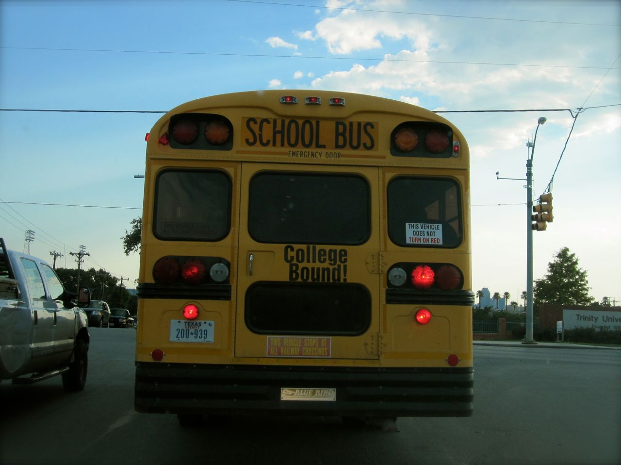 KIPP Knowledge Is Power Program San Antonio school bus college bound Hildebrand Devine Stadium Drive