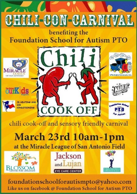 Chili-Con-Carnival March 23 Foundation School for Autism PTO